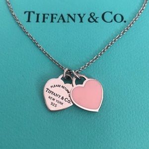Tiffany & Co. Mini Double Heart Tag Pendant